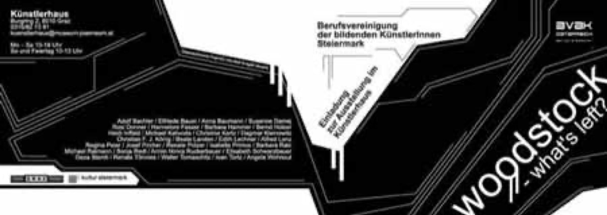 2009 KÜNSTLERHAUS GRAZ  („Woodstock what´s left?)